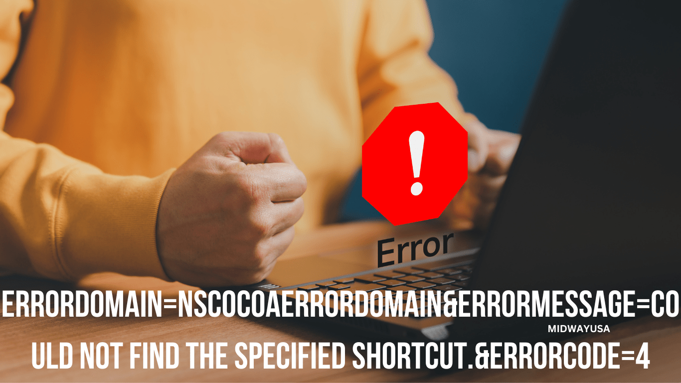 errordomain=nscocoaerrordomain&errormessage=could not find the specified shortcut.&errorcode=4